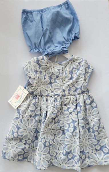 Floral dress with bloomers, blue, 24 months, NWT, Kids 24 Month (18-24M)
