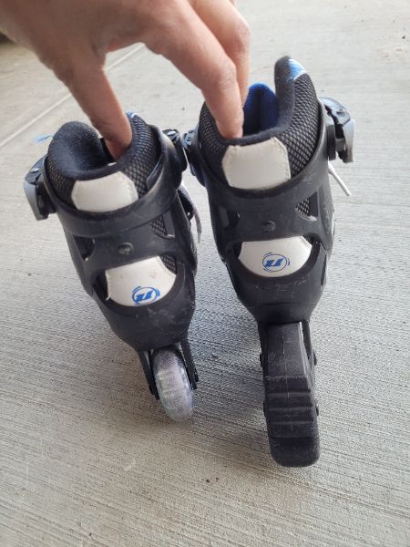 Ultra Wheels Adjustable Inline Skates Sizes 10-13, Shoes 13 (Kids:4-8yr)