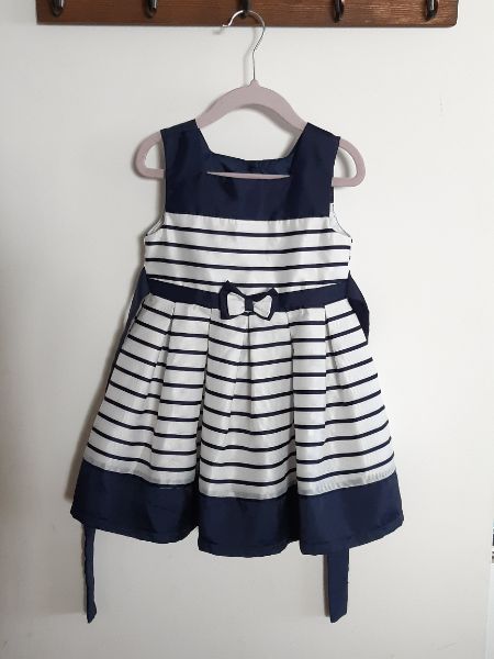 3T Jona Michelle Dark Blue & White Dress, Kids 3T