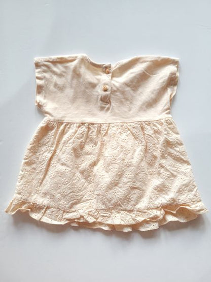 Zara frilly shirt, pink, 18-24 months, like new, Kids 24 Month (18-24M)