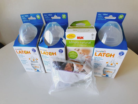 Set of four New Born Feeding Bottles