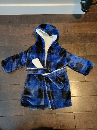 Boys plaid Housecoat , Kids 12 Month (9-12M)