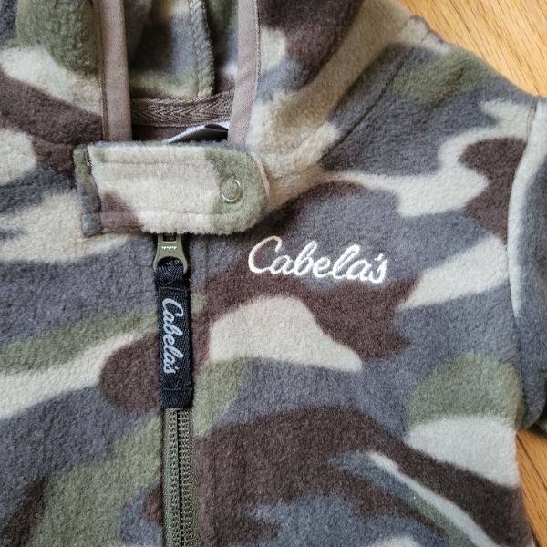 Cabela's 3-6M Fleece Romper NWT, Kids 6 Month (3-6M)