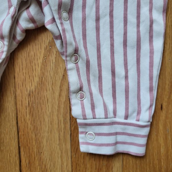 100% Organic Cotton Pehr Romper 0-3M