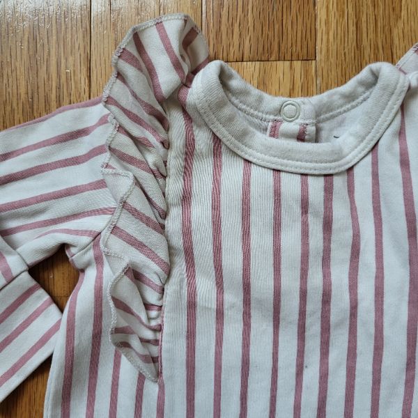 100% Organic Cotton Pehr Romper 0-3M