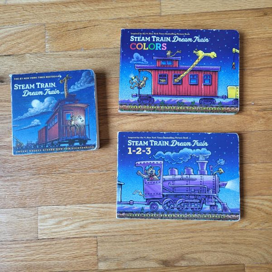 Steam Train Dream Train Board Book Series