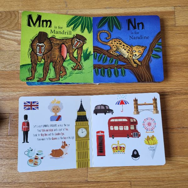 My African Alphabet + What Do You See Around The World Board Books