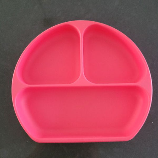 Bumkins Silicone Grip Dish - Pink