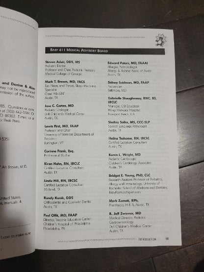 Baby 411 book
