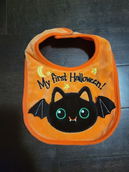 My first Halloween bib