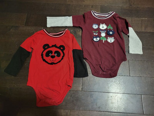3 long-sleeved Onesies, Kids 18 Month (12-18M)