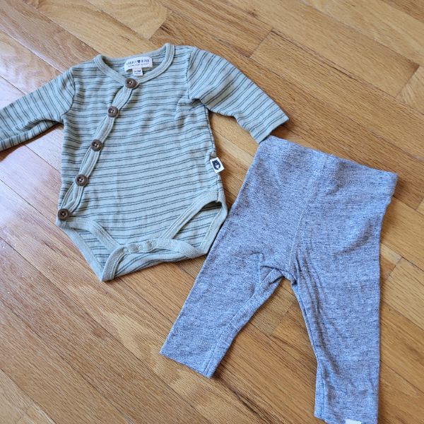 Miles The Label + Rabbit & Bear 0-3M Outfit , Kids 3 Month (0-3M)