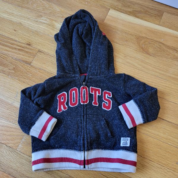 Roots Cabin 3-6M Zipper Hoodie, Kids 6 Month (3-6M)