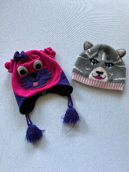 Two KOMBI Girls Winter Hats, Kids 24 Month (18-24M)