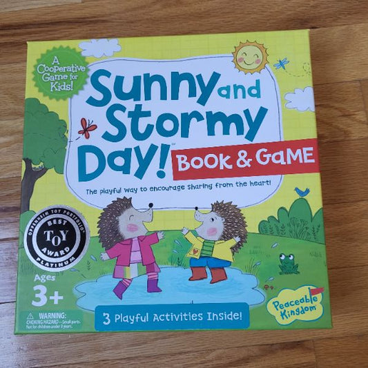 Sunny and Stormy Day! Book & Game