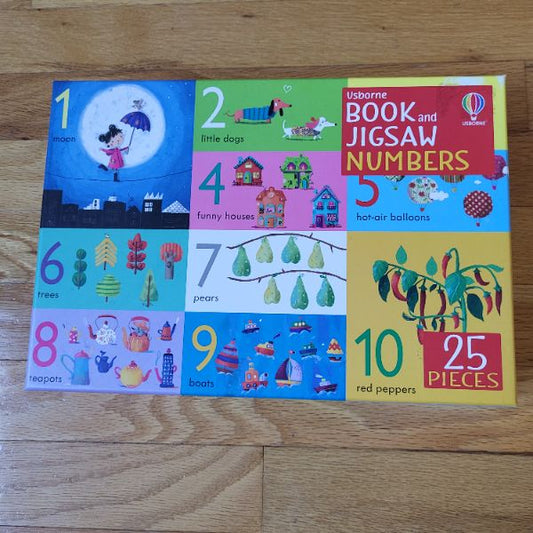 Usborn Book & Jigsaw Puzzle - Numbers