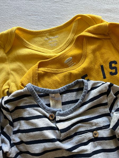 Long Sleeve Onesie Bundle (3), 12-18 months, Kids 18 Month (12-18M)