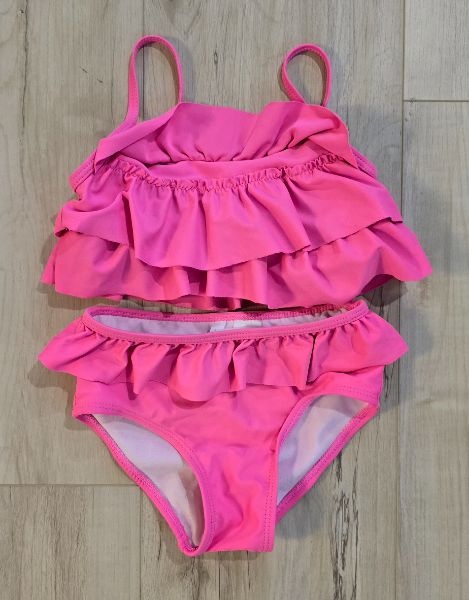 Used 2 piece bathing suit for girls size 3, Kids 3T