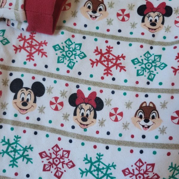 Disney Baby 12-18 Christmas Holiday Romper, Kids 18 Month (12-18M)