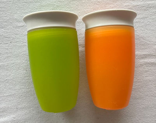 Green and Orange 360 Cup. Munchkin