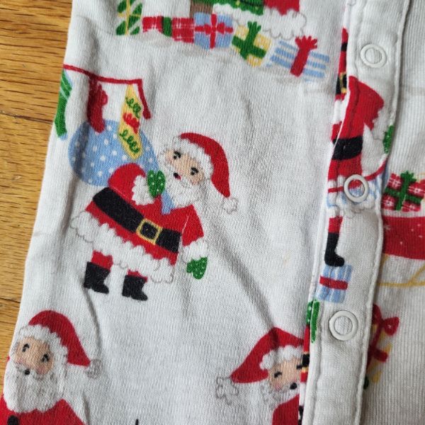 Pottery Barn 0-3M Sleeper Christmas Holiday 100% Cotton, Kids 3 Month (0-3M)