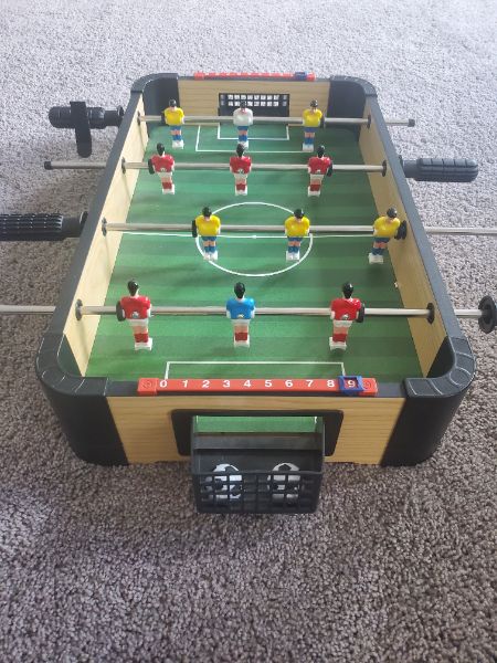 Table top soccer game