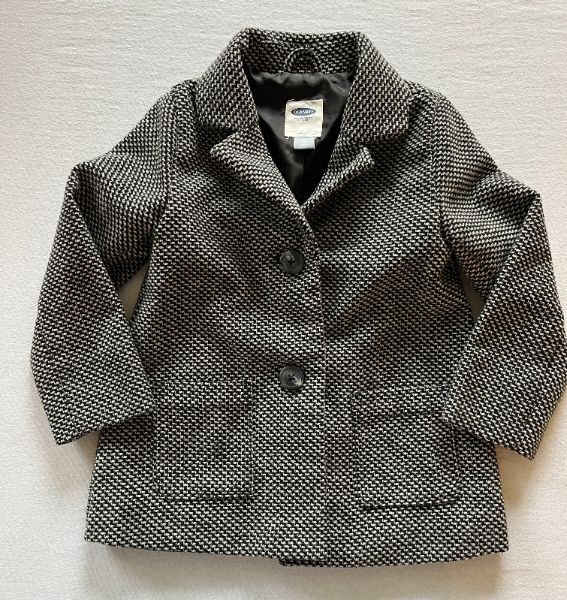 Old Navy Peacoat, 5T, black and white, Kids 5/5T