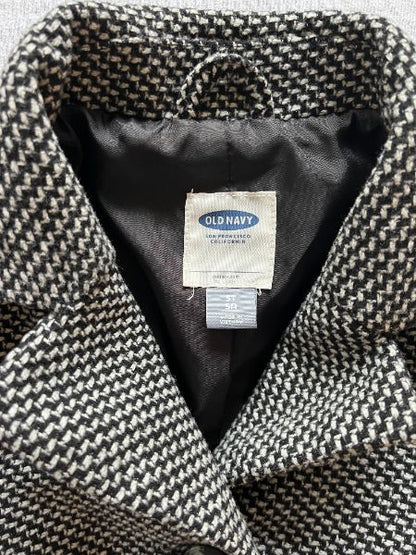 Old Navy Peacoat, 5T, black and white, Kids 5/5T