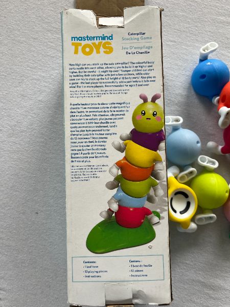 Mastermind Toys Caterpillar Stacking Game