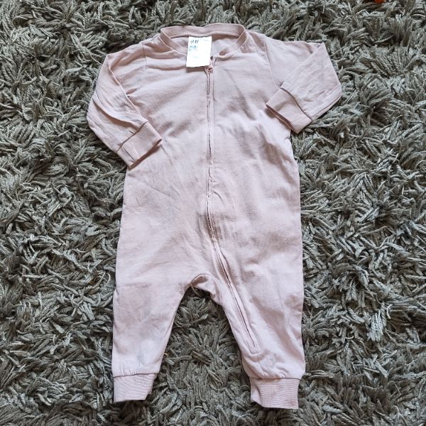 H&M 4-6M Romper Light Pink, Kids 6 Month (3-6M)