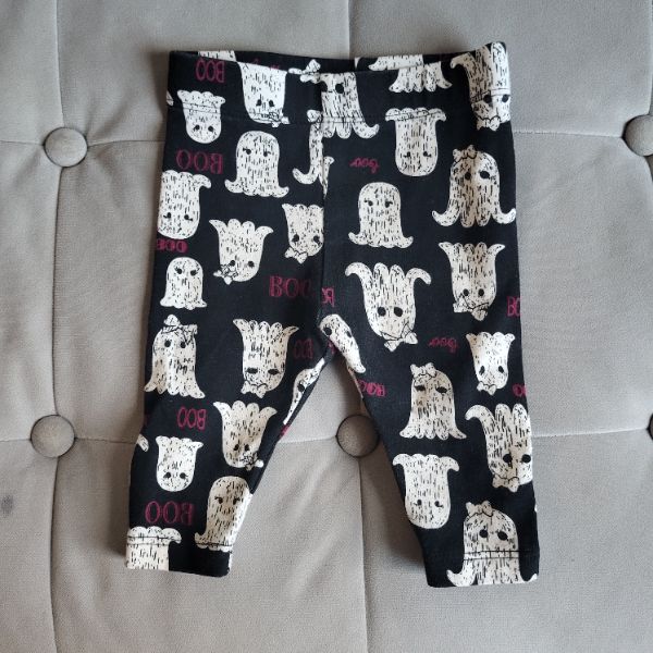 Joe Fresh 0-3M Ghost Halloween Leggings