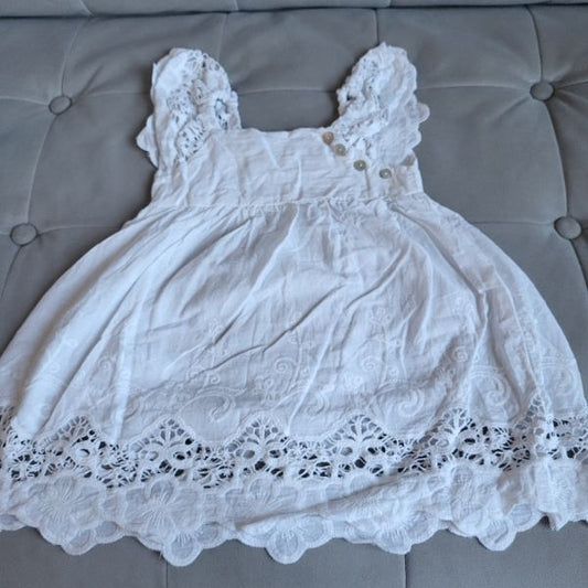 White Lace Dress, Kids 18 Month (12-18M)