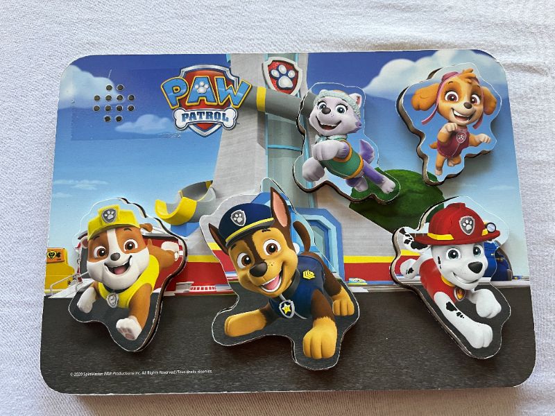 Paw Patrol Chunky Wood Sound Puzzle