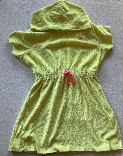 George Terrycloth Cover Up, Green, Size 14-16, Kids 12 & 14