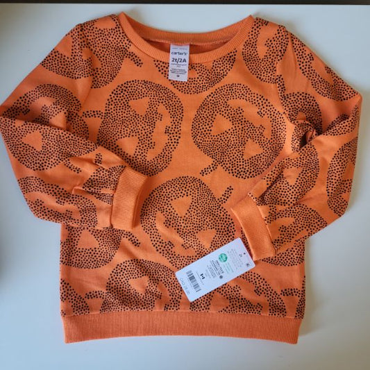 2T Carters Pullover Crewneck Halloween NWT