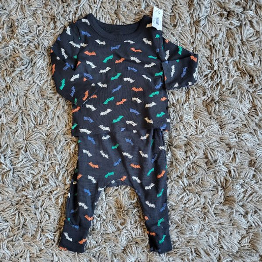 Halloween Bats Joe Fresh 2 Piece Pajamas 3-6M NWT