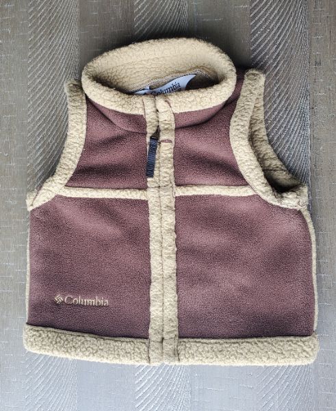 Columbia Faux Shearling Vest, Size 12 Months, Kids 12 Month (9-12M)