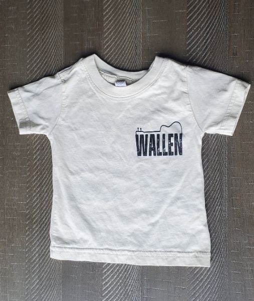 Morgan Wallen Country Band T-Shirt, Size 6 Months, Kids 6 Month (3-6M)