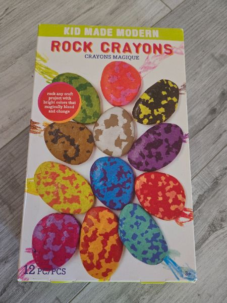 Kid Made Modern Rock Crayons, Brand New in sealed box