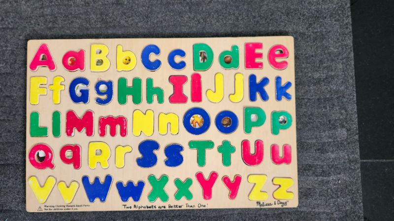 Melissa & Doug Alphabet Letters Wooden Puzzle