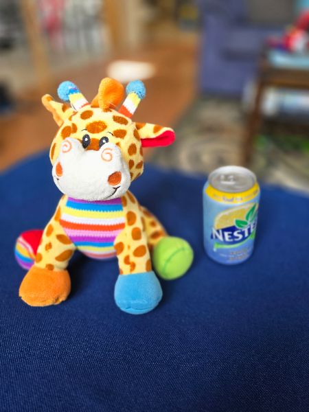 Large and colourful Giraffe stuffy