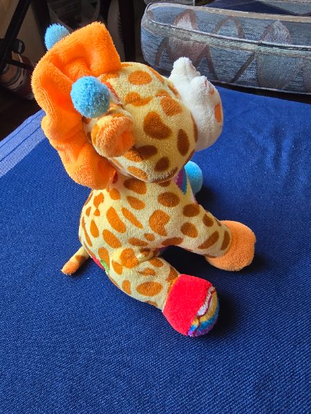 Large and colourful Giraffe stuffy
