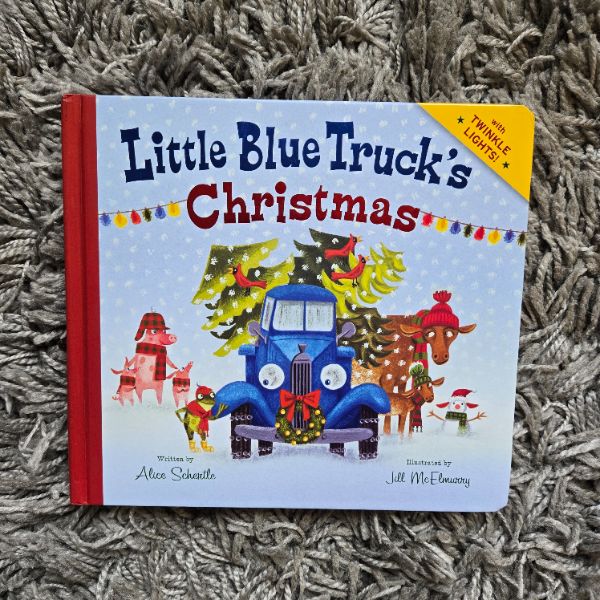 Little Blue Truck's Christmas Book (Battery Operated with Lights)