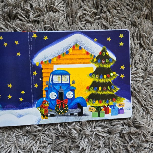 Little Blue Truck's Christmas Book (Battery Operated with Lights)