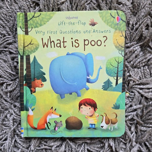 Usborne Lift The Flap Very First Question & Answers What is poo?