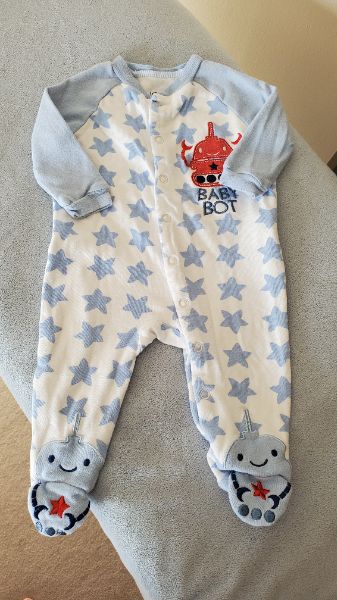 Two Robot Sleeper Bundle - Size 0 - 3 Months, Kids 3 Month (0-3M)