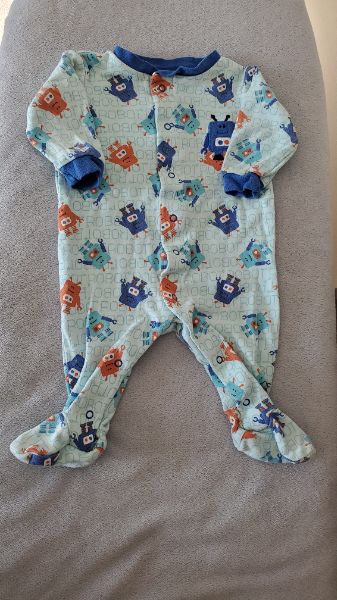 Two Robot Sleeper Bundle - Size 0 - 3 Months, Kids 3 Month (0-3M)