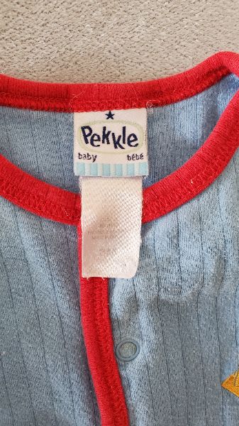 Pekkle Construction Button Up Sleeper 0 - 3 Months, Kids 3 Month (0-3M)