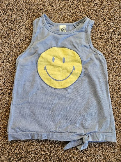 Girls tank, sz 7, purple , limeapple , Kids 7 & 8 (small)