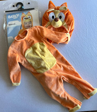 Bingo Costume (Bluey), 6-12 months, MRSP: $50.00, Kids 9 Month (6-9M)